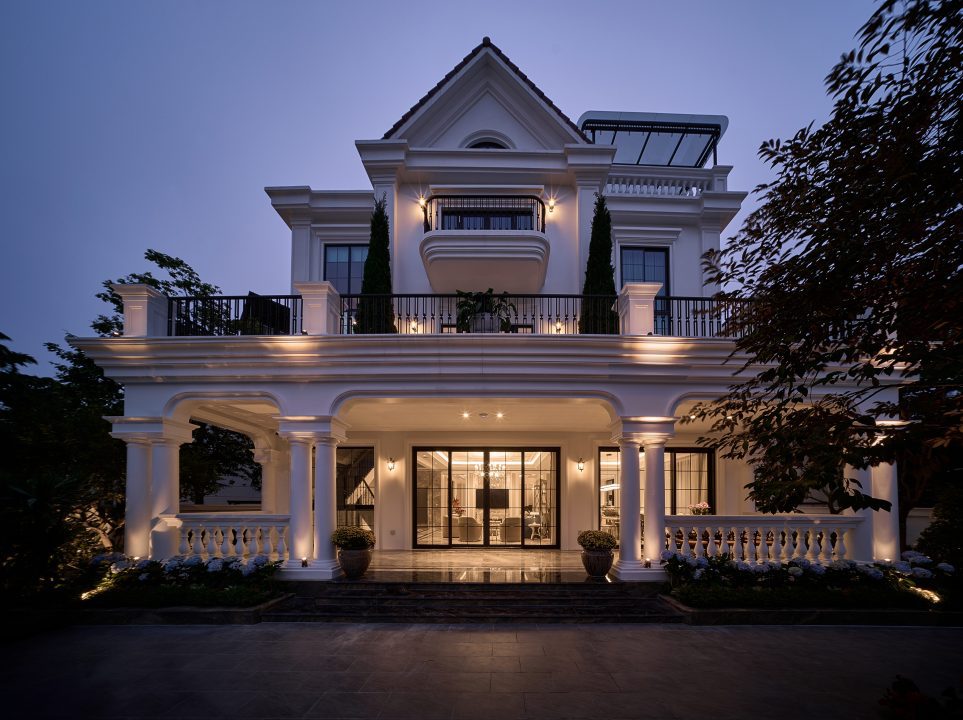 Mặt tiền biệt thự đơn lập Hoa Sữa 10-14