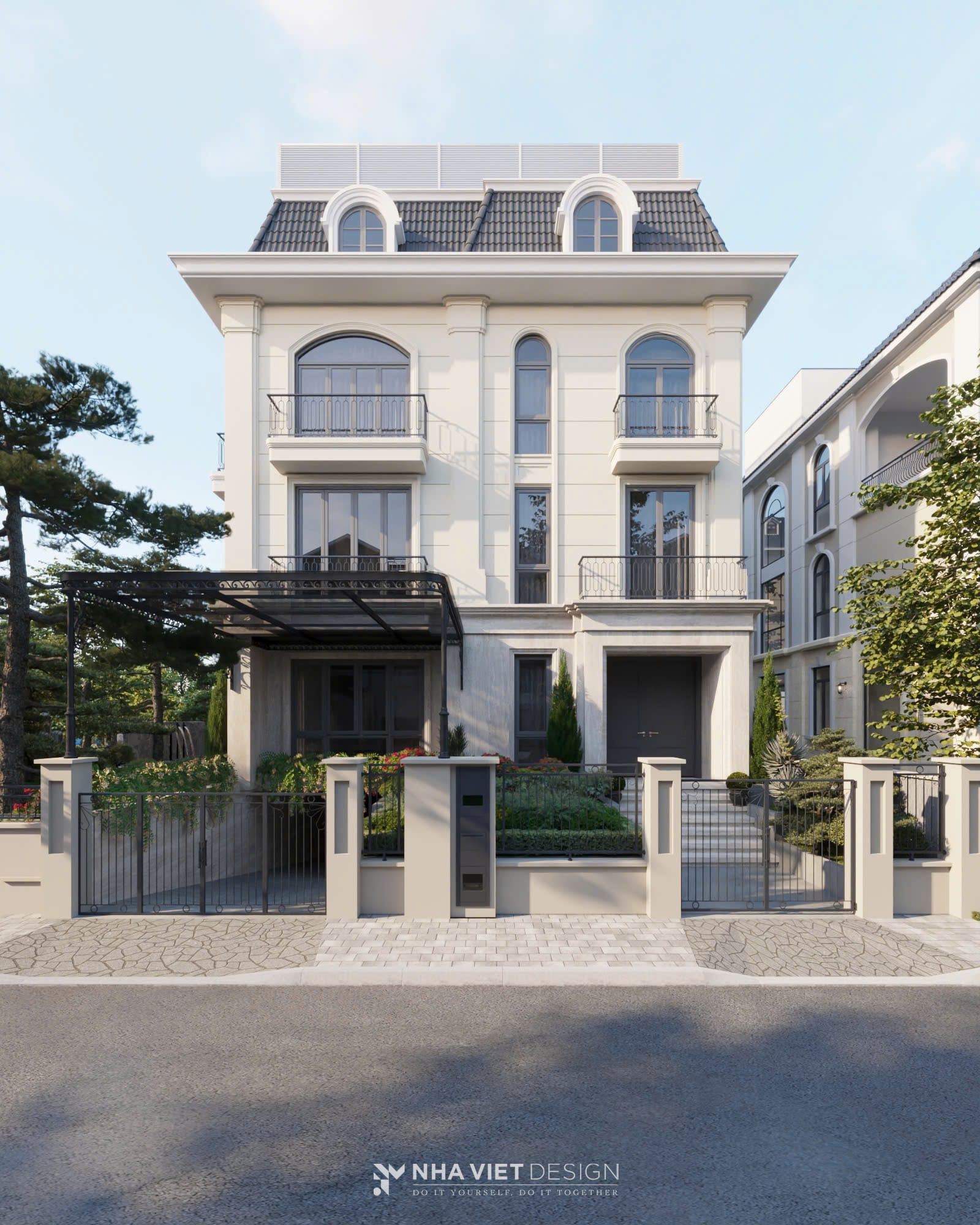 Thiết Kế Biệt Thự Song Lập Vinhomes Ocean Park