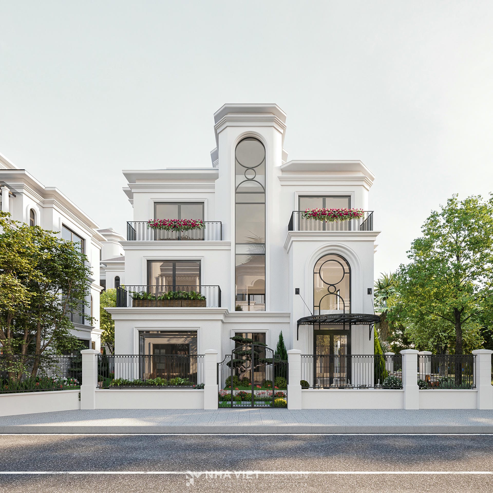 Thi công biệt thự tầm trung