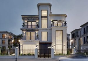 Thi công xây dựng biệt thự trọn gói Vinhomes Vũ yên