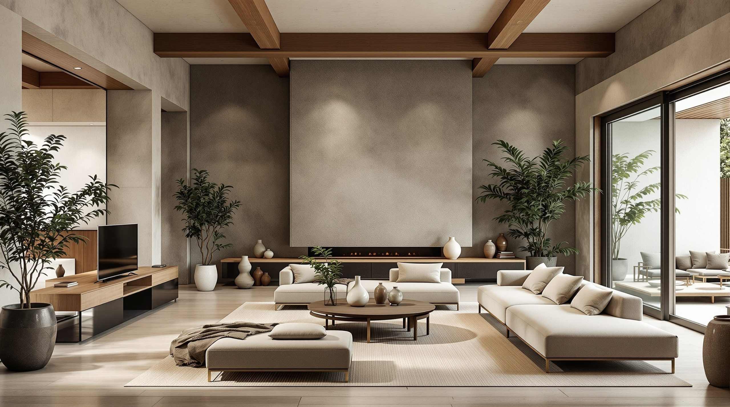 Thiết Kế Nội Thất Biệt Thự Phong Cách Wabi Sabi