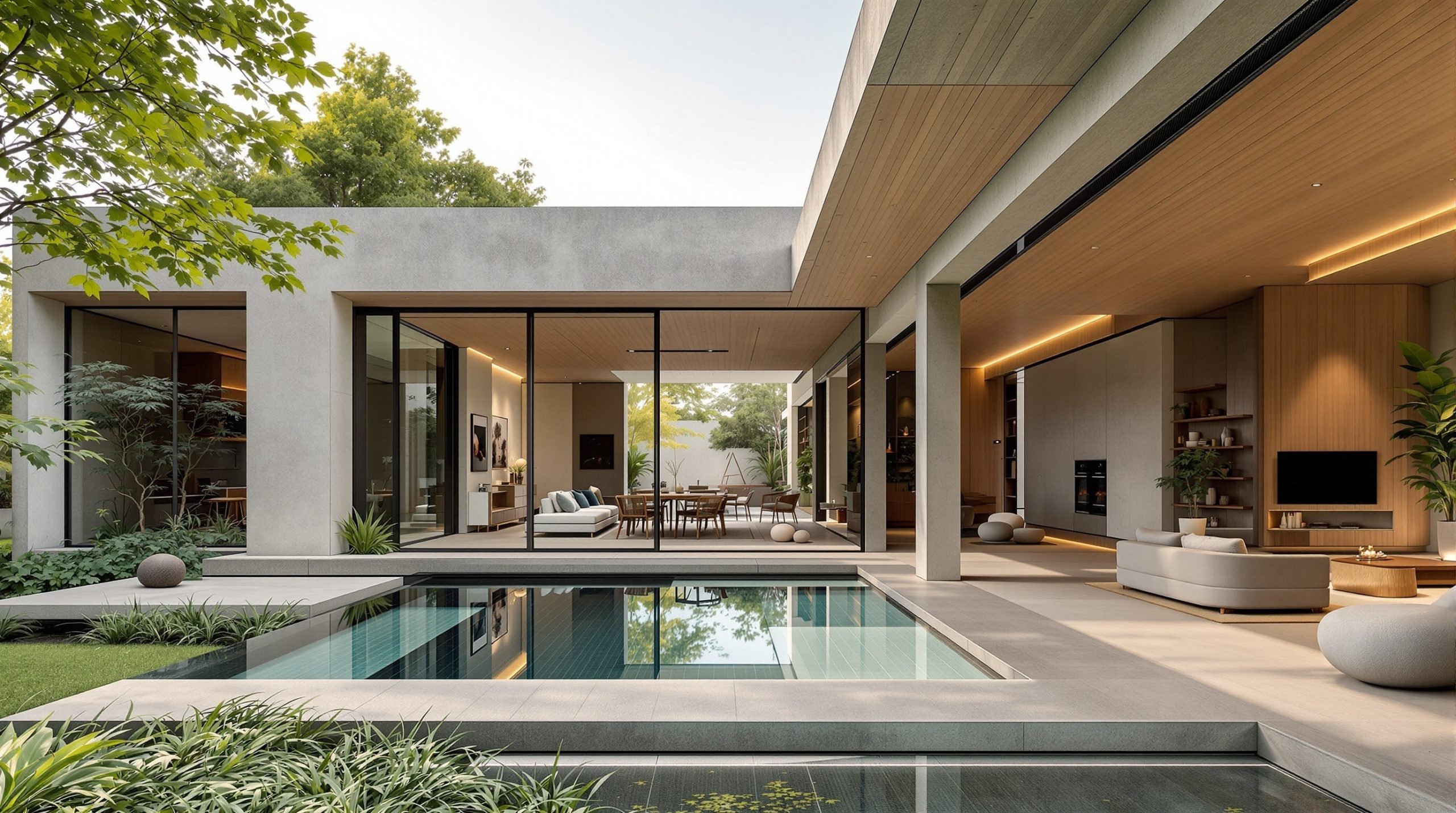 Thiết Kế Nội Thất Biệt Thự Phong Cách Wabi Sabi